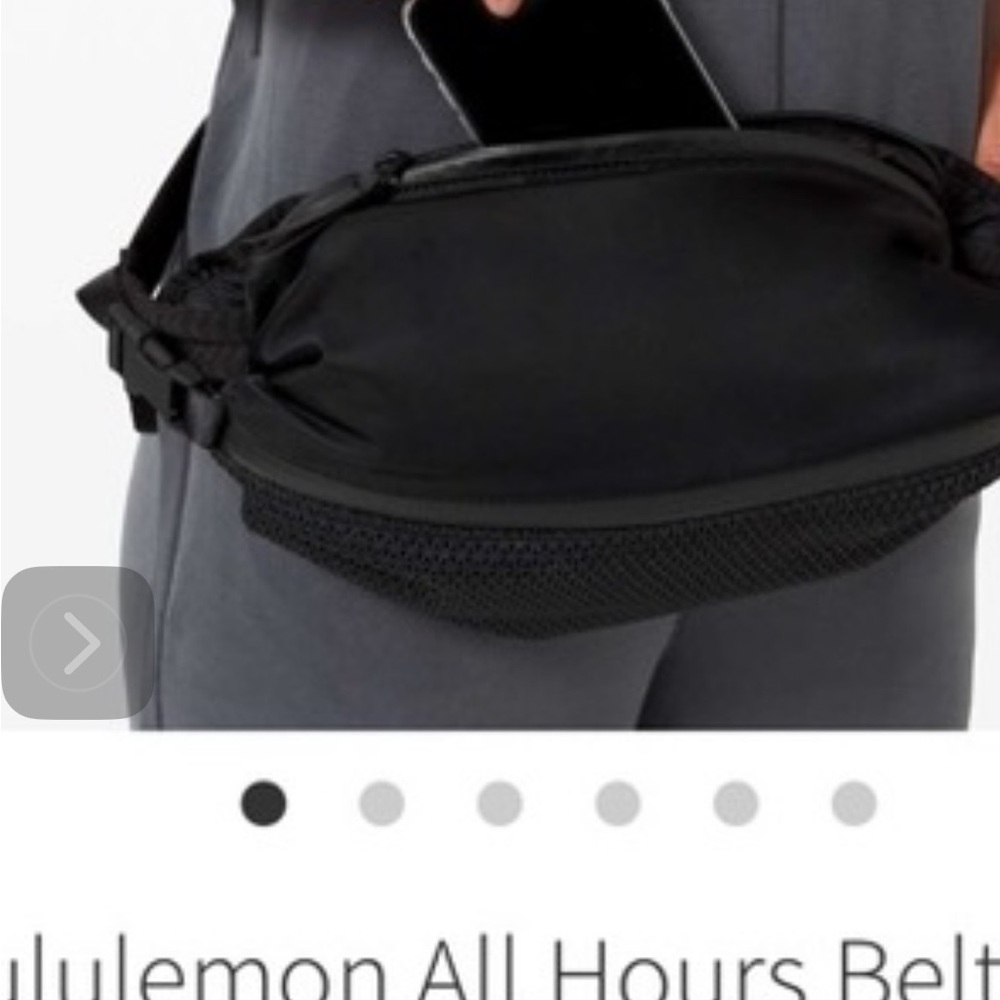 Lululemon  Black Belt Bag
All Hours Belt Bag 4L
Black: Excellent condition